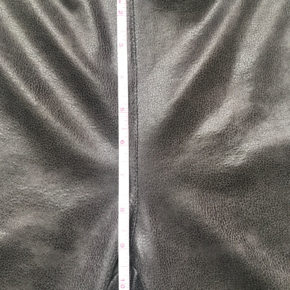 Stylish faux leather dress pants - Picture 7 of 7